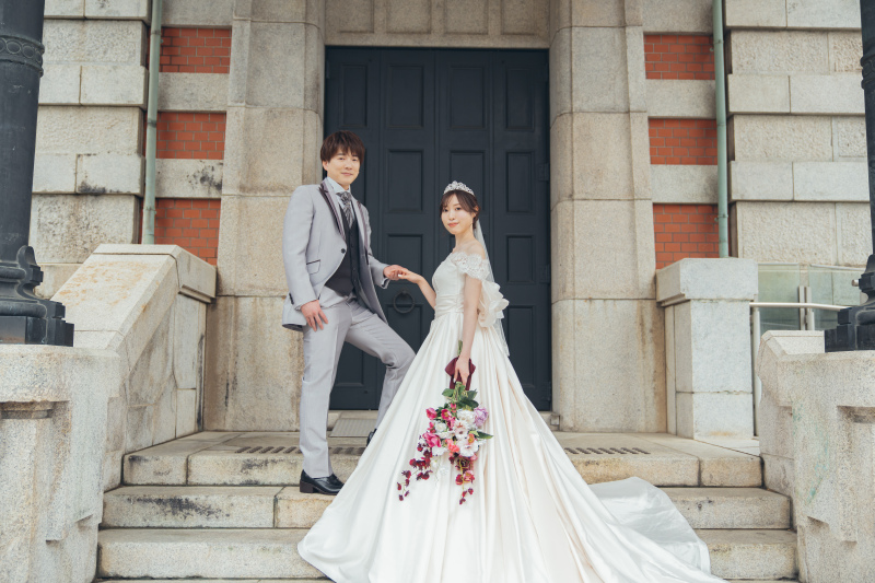 お外での撮影も