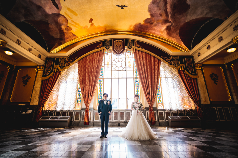 クラシカルな中之島中央公会堂の特別室で