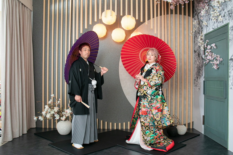 新婦様は色打掛へ