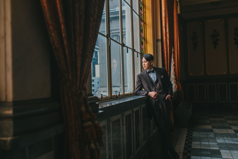 ご新郎様のソロショット！