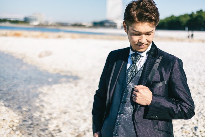 ご新郎様のソロショット