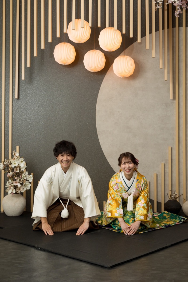 ご新婦様が色打掛にチェンジ