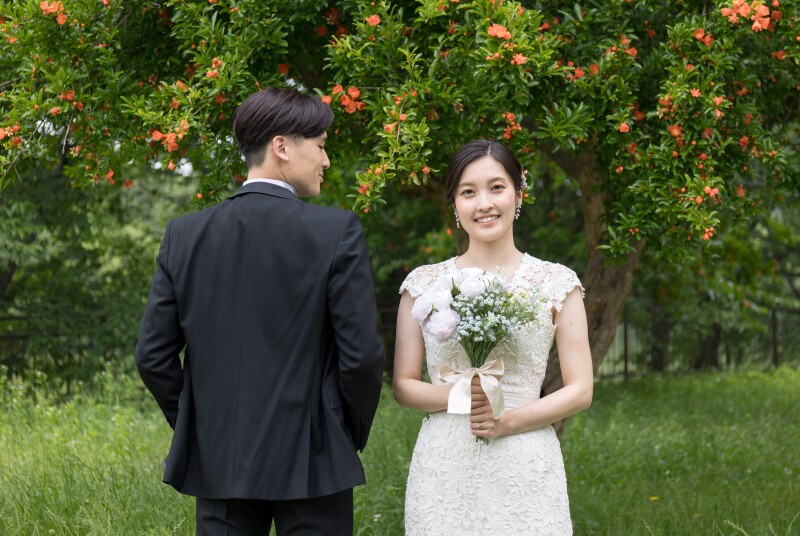 ナチュラルな雰囲気がお似合いのご新婦様♪