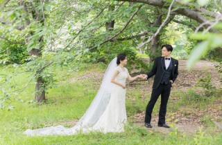 緑と紫陽花　鶴見緑地公園ロケーション撮影