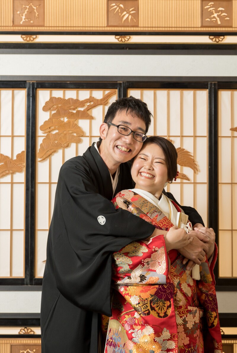 仲良しバックハグ♡