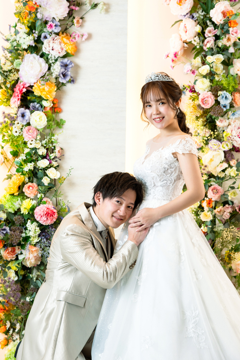 お腹の赤ちゃんとの記念写真！