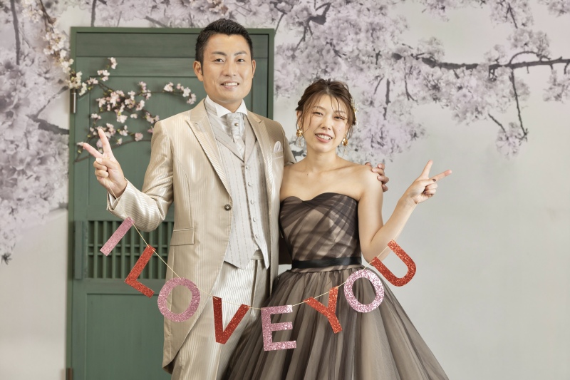 最後は笑顔でピース