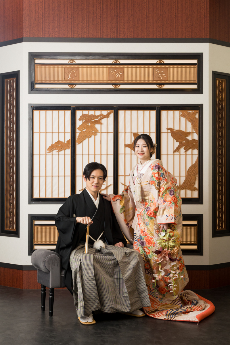 色打掛にお着替え!