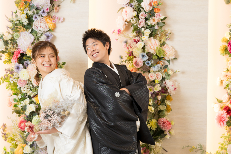 華やかなお花の背景♪