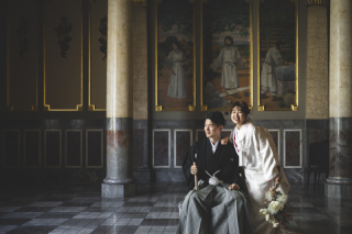 中央公会堂で和装ロケーション撮影！【和装ロケーション撮影＆スタジオ撮影】