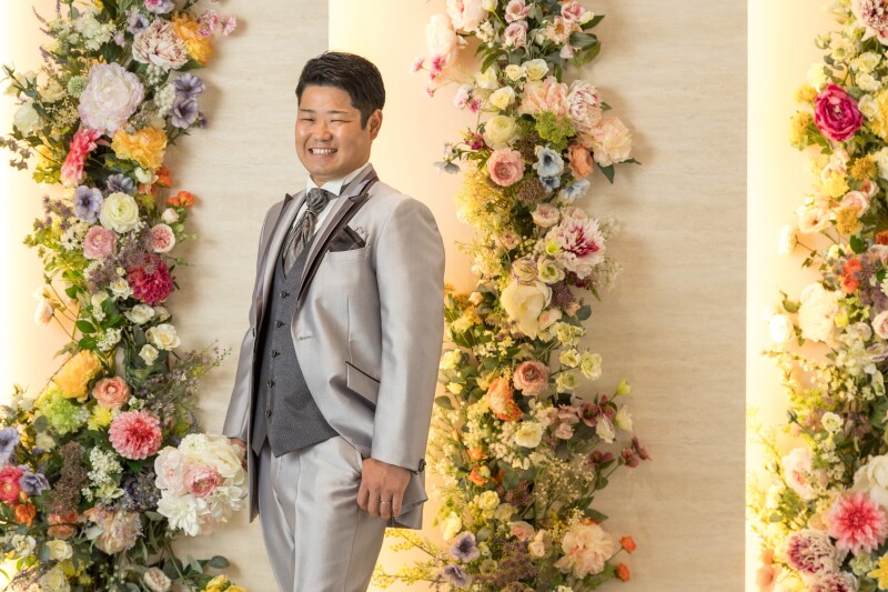 ご新郎様ソロショット