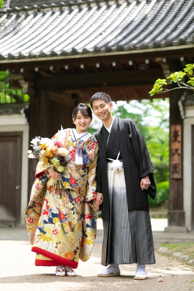 新緑と。 慶沢園ロケーション撮影