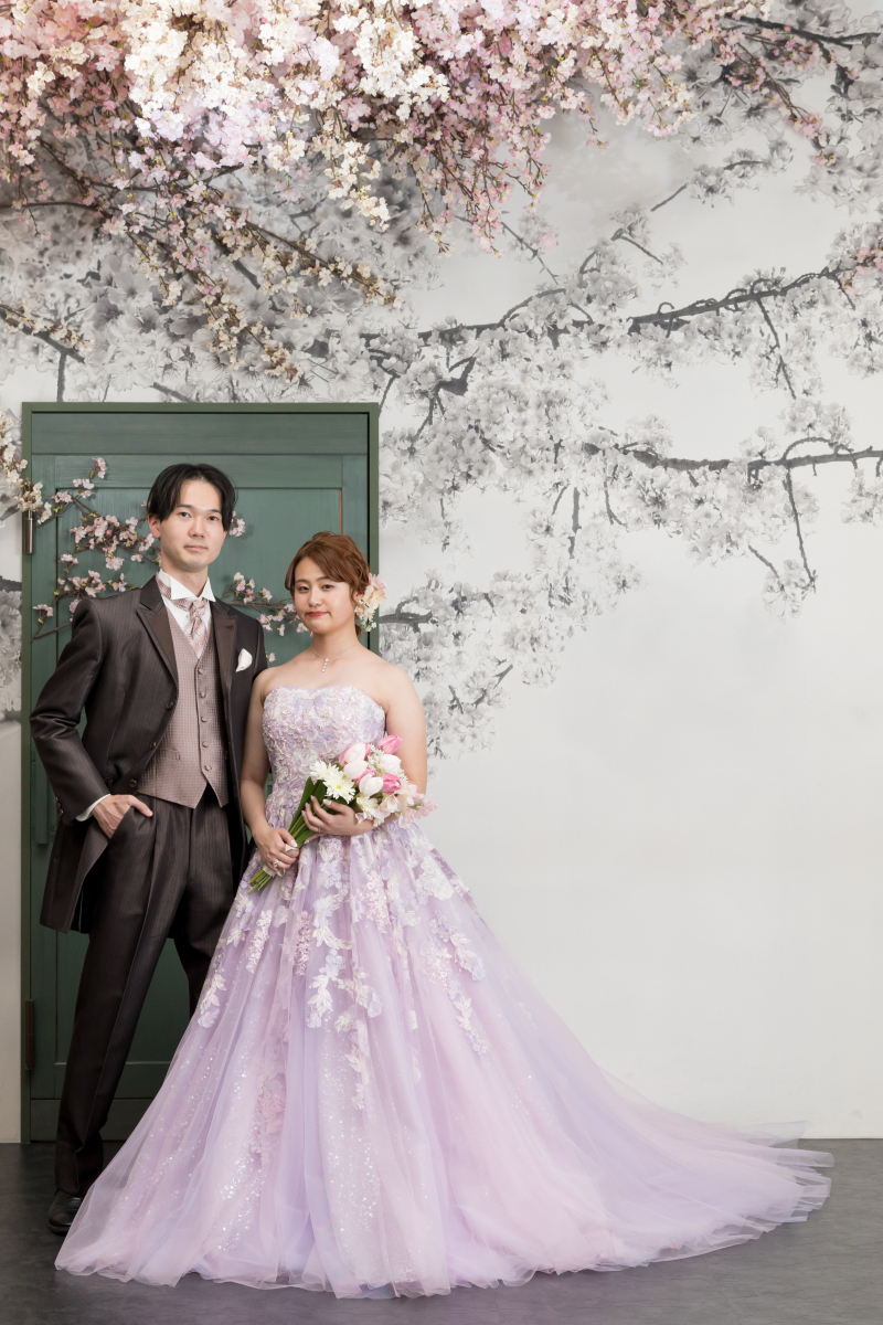 カラードレスにお着替え！