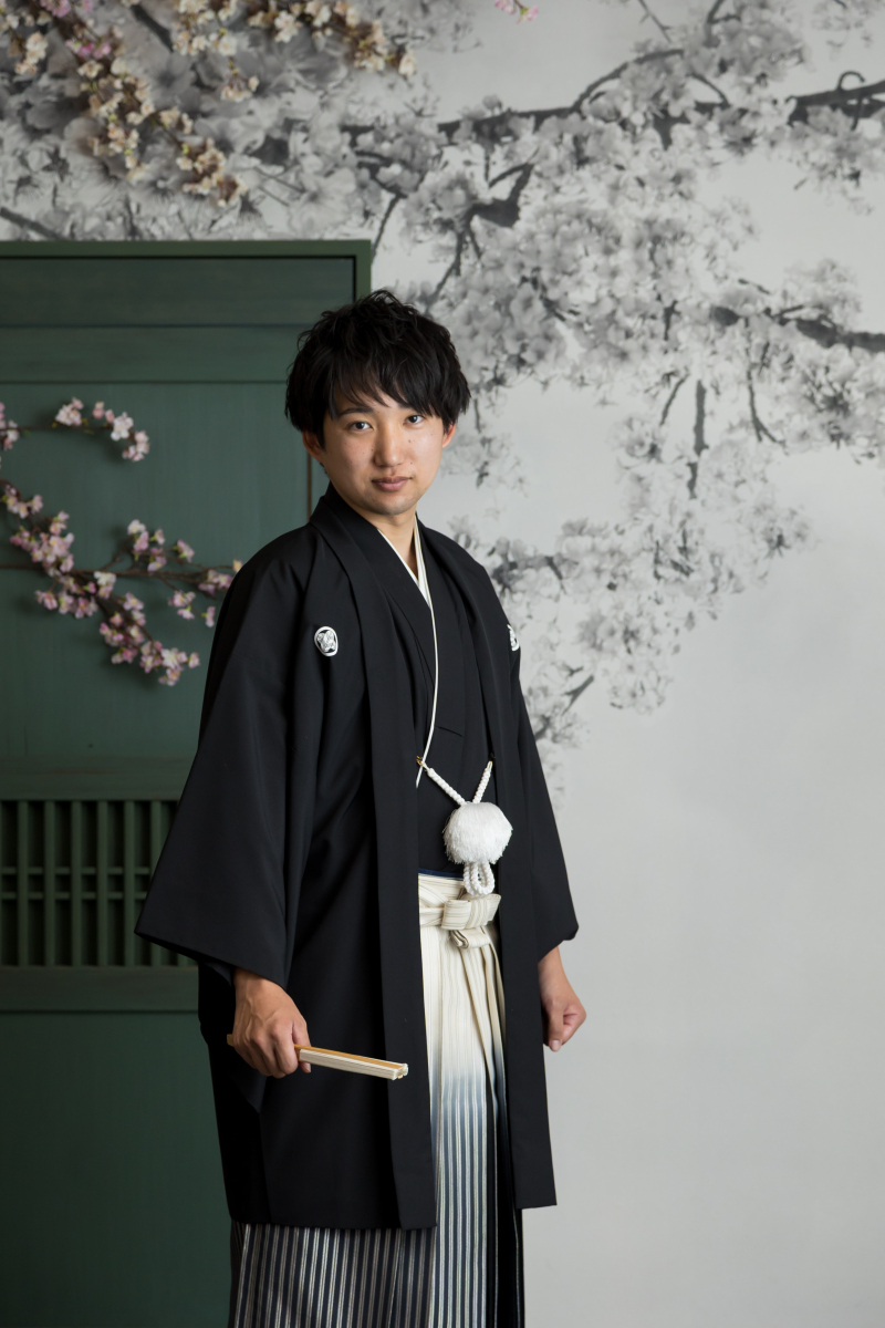 グラデーションの袴がおしゃれ！