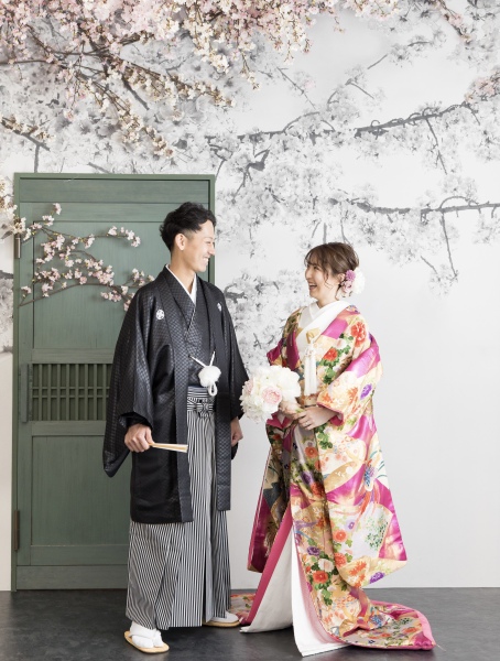 まずは色打掛から