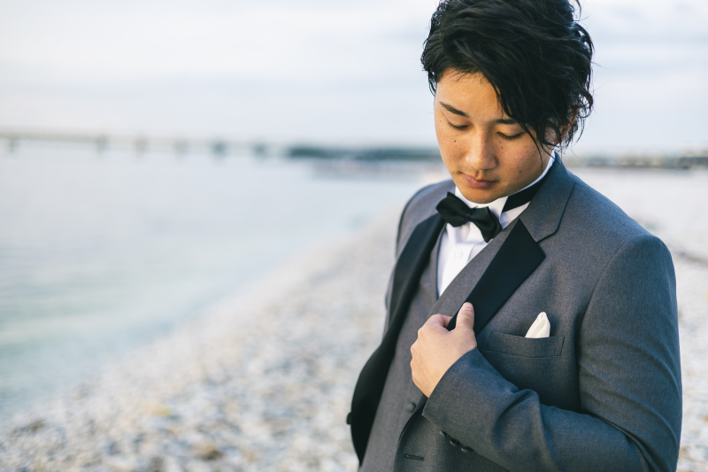 ご新郎様ソロショット