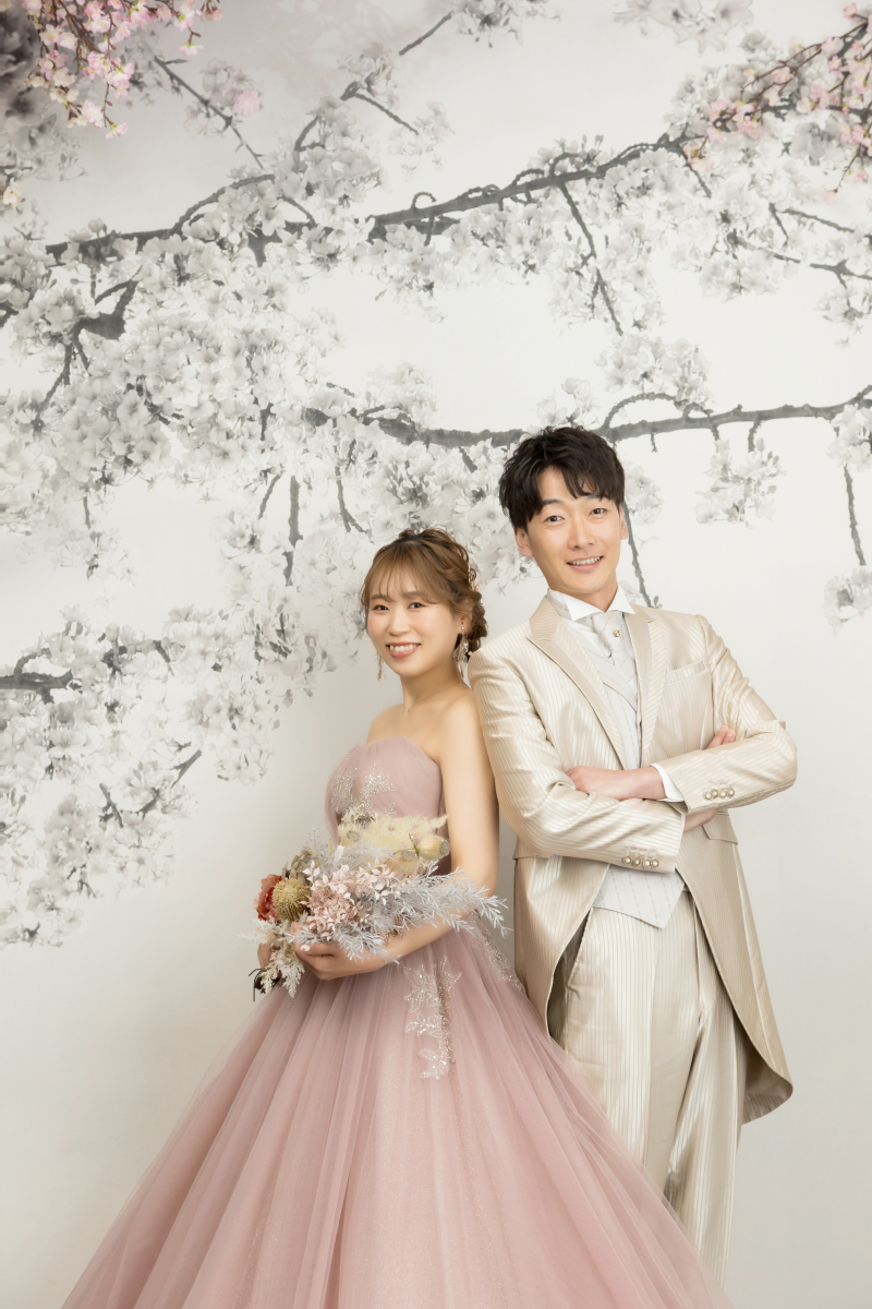 背合わせショット