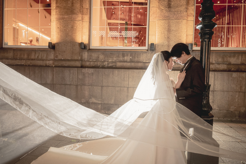 ベールを使ったショット2