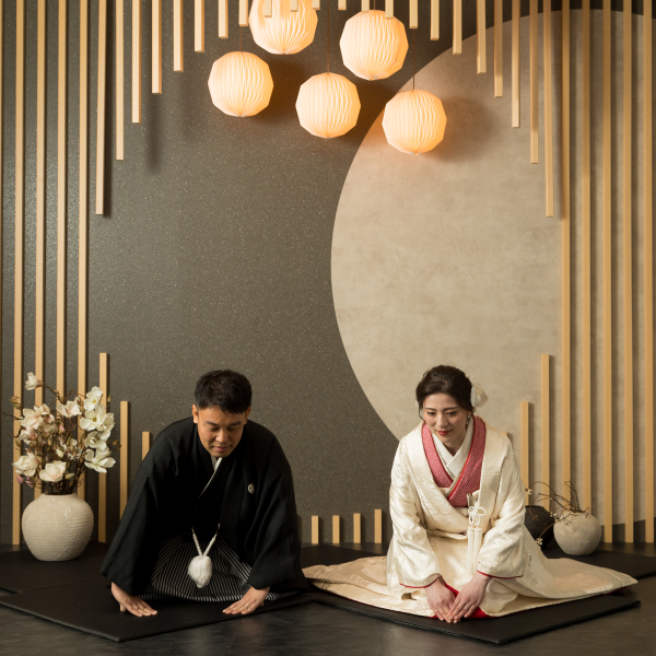 お辞儀ショット!