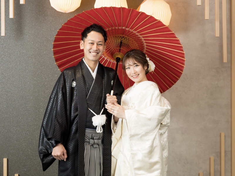 白無垢に掛け替え