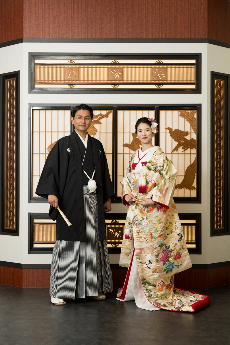 色打掛へお色直し♫