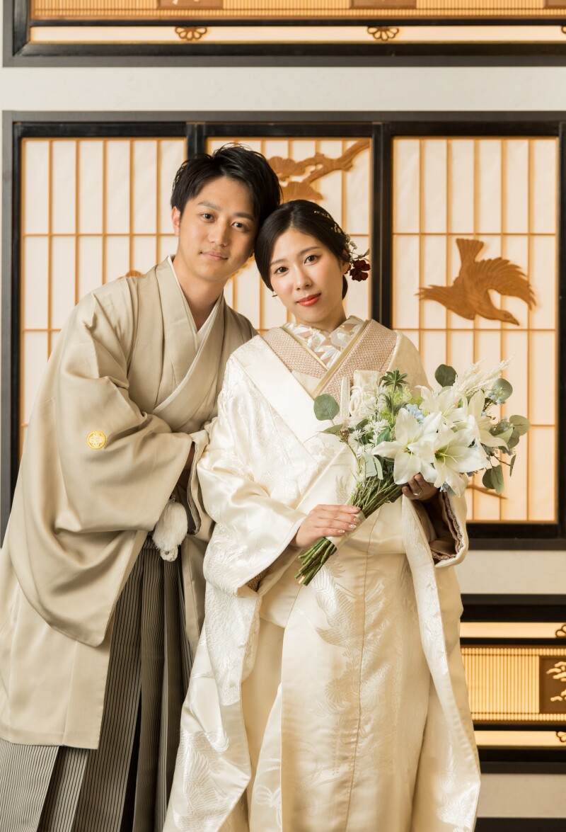 穏やかな寄り添いショット