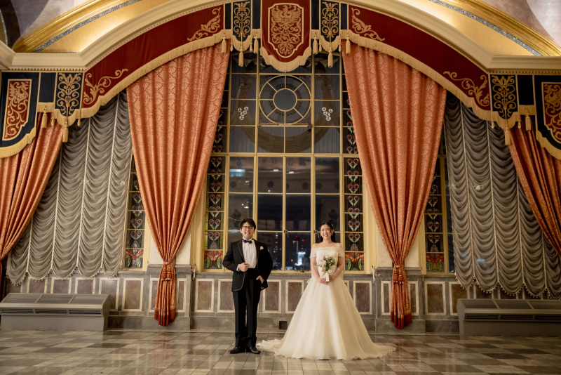 ロケ地に到着！中央公会堂のナイト撮影開始♪