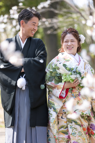 春の大阪城撮影✿　【和装ロケーション撮影】