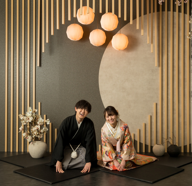 和装撮影から撮影スタート♪