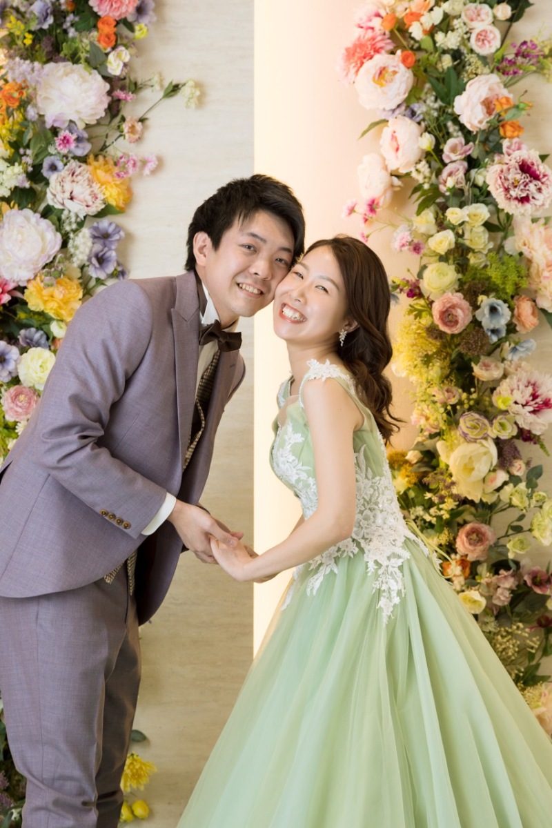 ほっぺをくっつけて