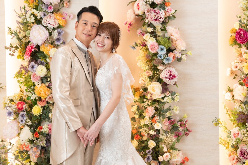 ほっぺぎゅっ寄り添いショット