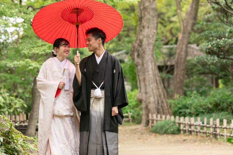 番傘をさして相合傘