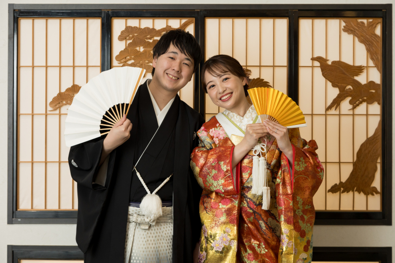 可愛い扇子で♪