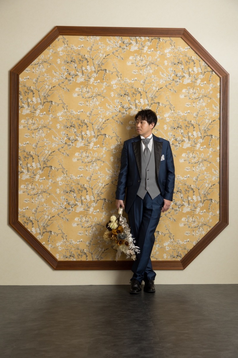 ポージングを決めて