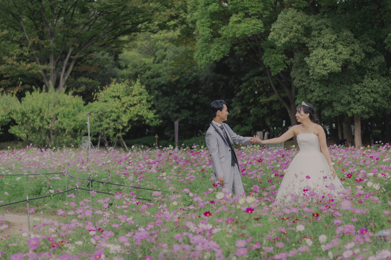 手をつないで♪