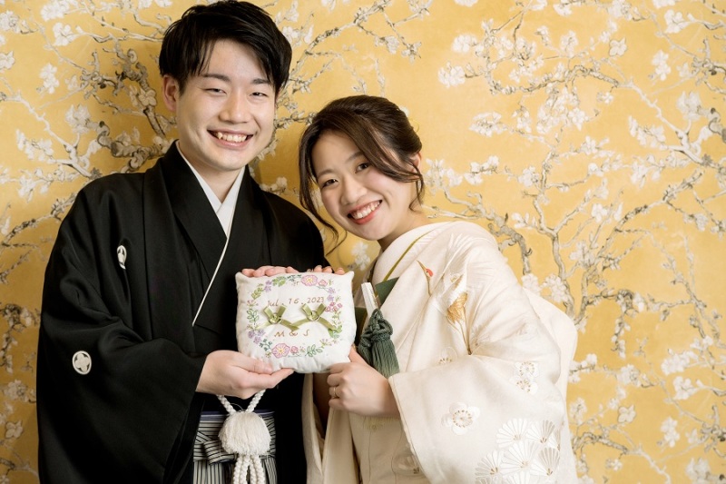 お持ち込み小物でお二人ならではの