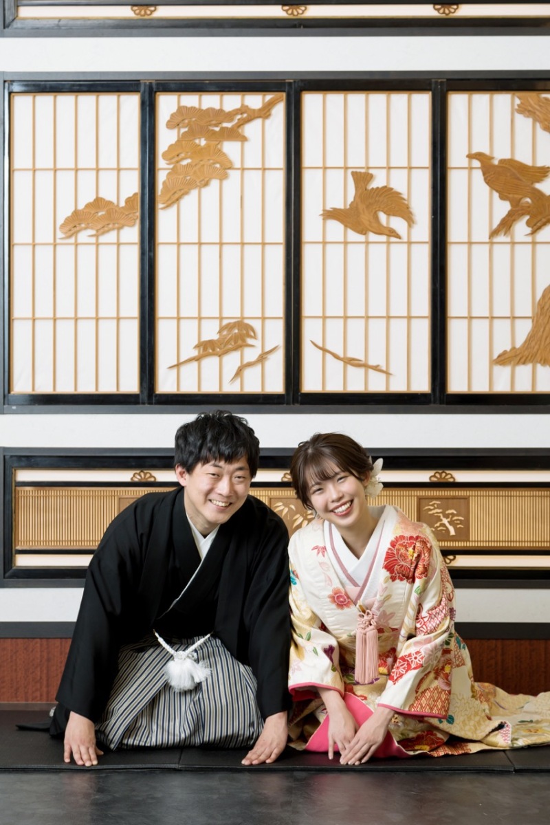 お辞儀ショット