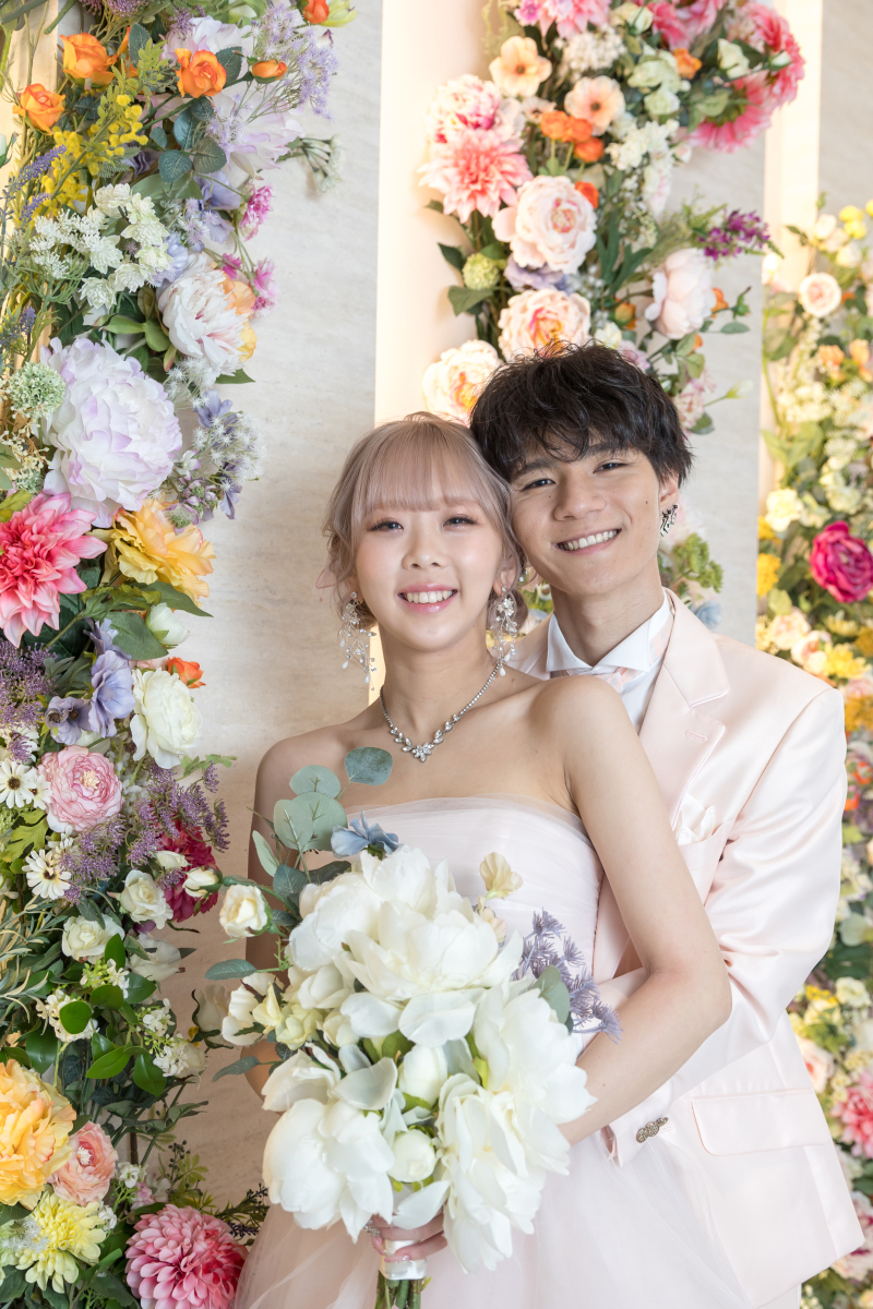 ご新郎様からのハグ