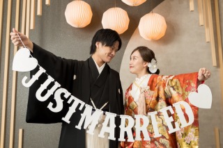 和装洋装スタジオ撮影