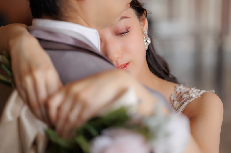 大人な雰囲気たっぷりのハグショット