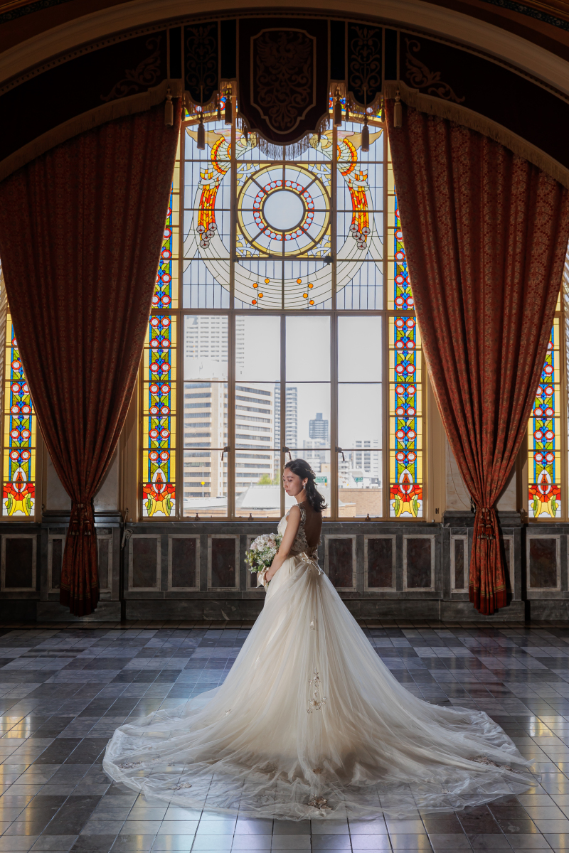 ドレスを活かしたソロショット