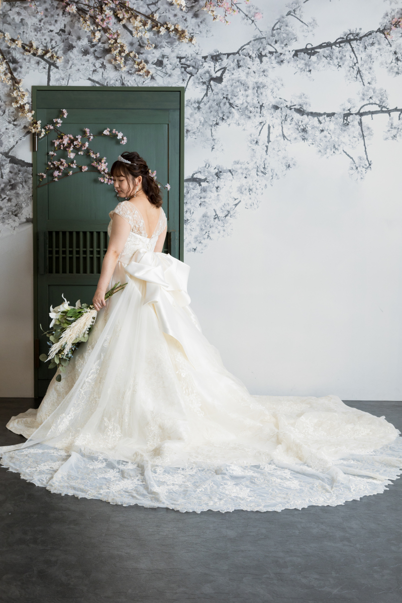 バックショットもきれいに