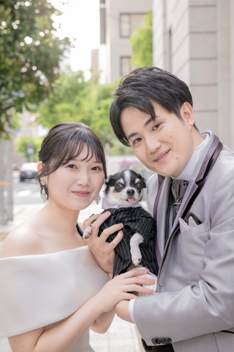 ワンちゃんと一緒に