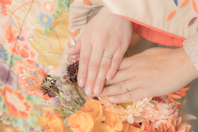 指輪のニュアンスショット!