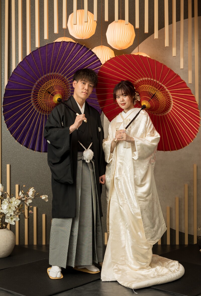 番傘を使ってかっこよく!