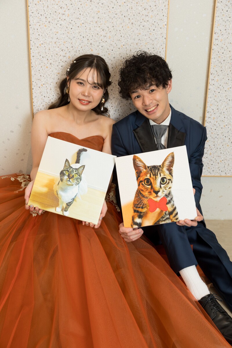 カラードレスにお着替え