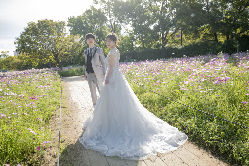 トレーンを活かしたショット!