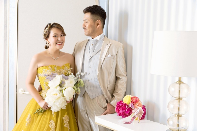 小物も使いながら