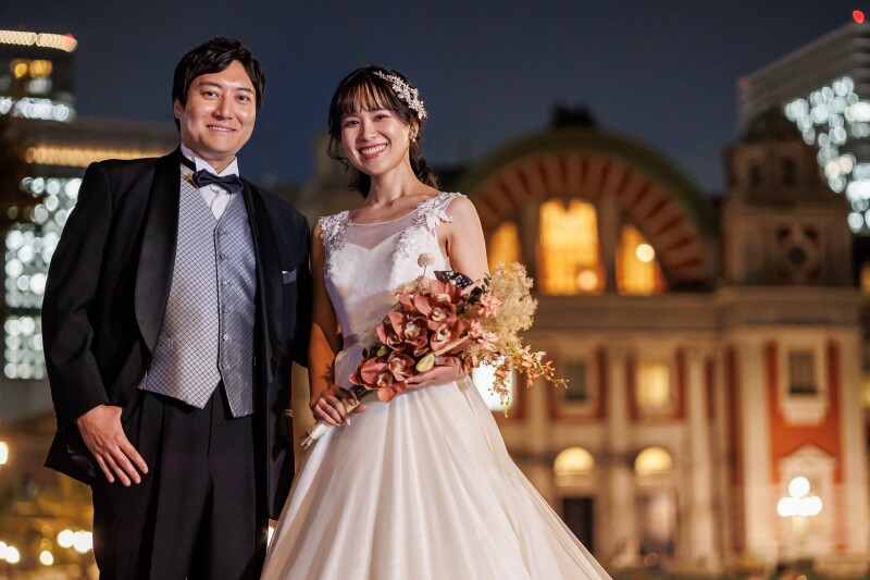 【洋装ロケーション&スタジオ撮影】公会堂ナイト撮影♪