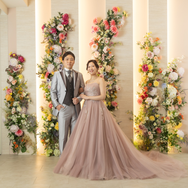 カラードレスにお色直し!